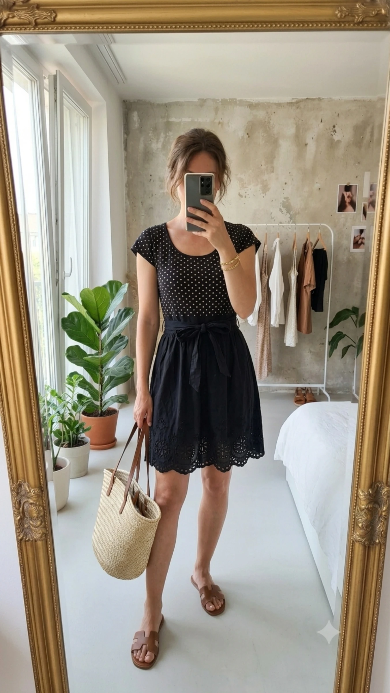 Robe à pois